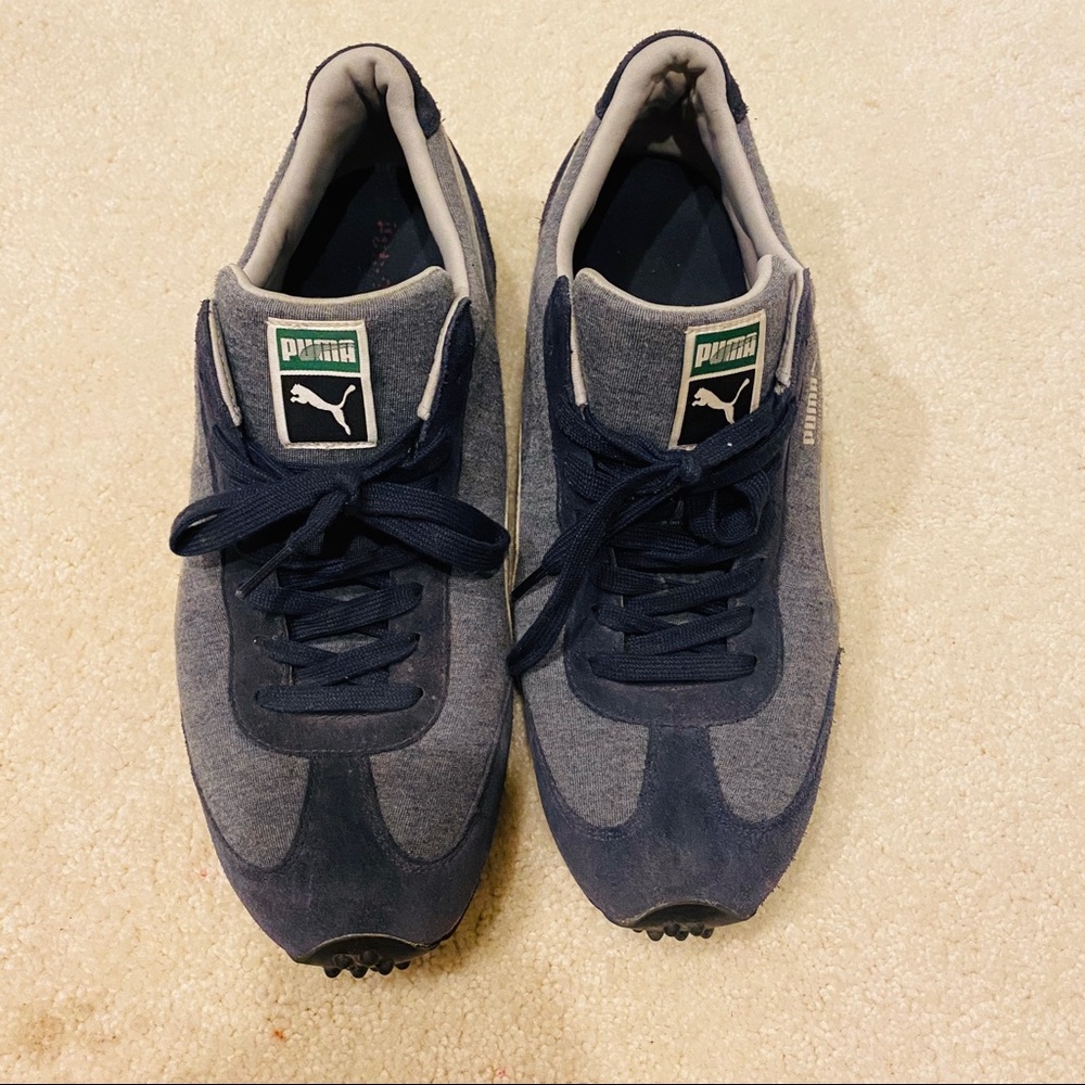 Men’s grey puma shoes